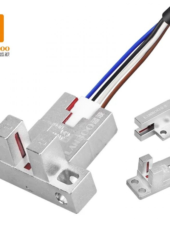 LANBOO Inductive Switch - NO/NC conversion Micro Size, Slot Type, Multiple Exterior Shapes, Custom Cable Length